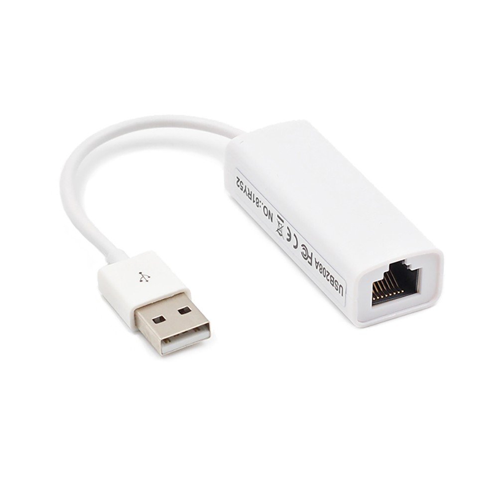 USB - Ethernet адаптер USB 2.0 (совместим с 3.0) к RJ45 LAN RTL8152 IC (USB208A) - фото