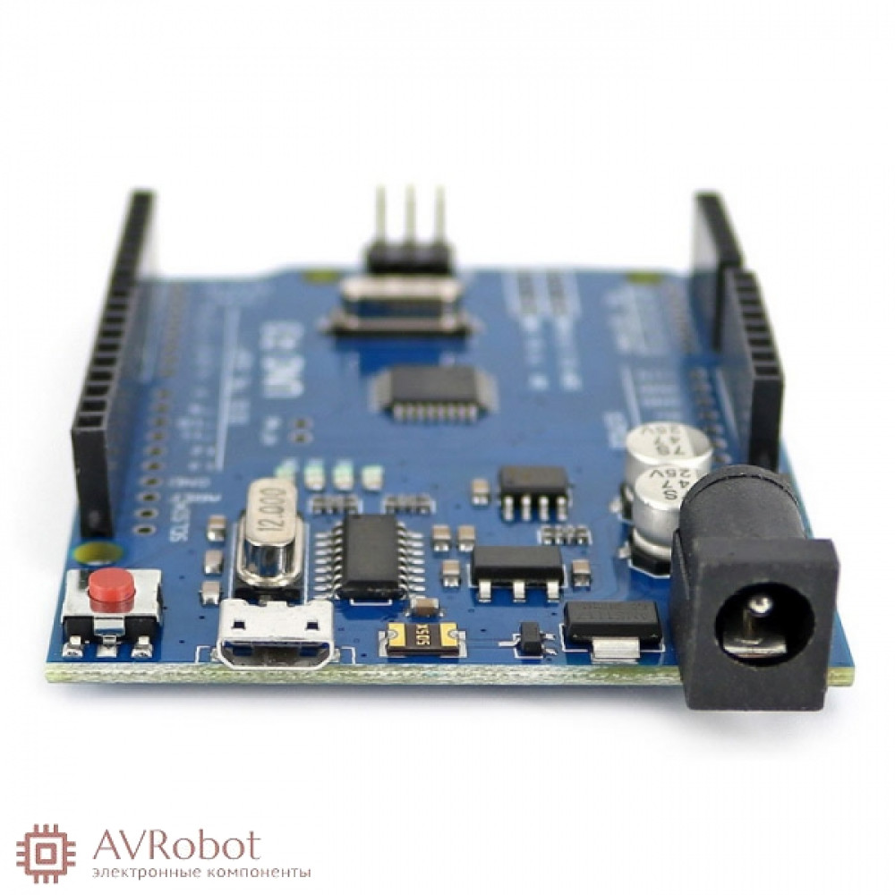 Контроллер Arduino UNO R3 CH340G ATmega328P (Micro USB) - фото