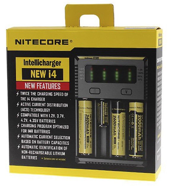 Зарядное устройство Nitecore Intellicharger NEW i4 - фото