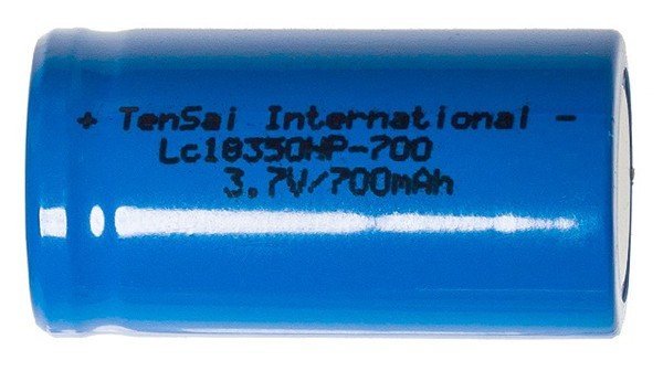 Tensai 18350 IMR Li-mn battery 700mAh 14A - фото