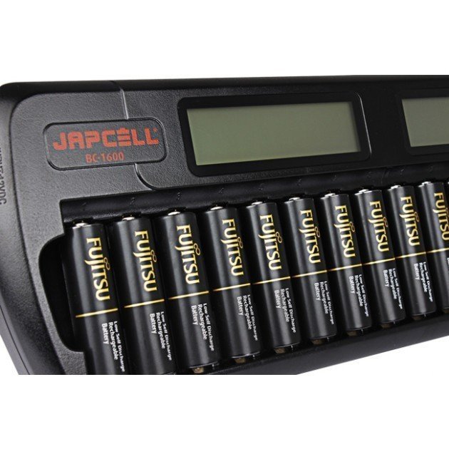 Зарядное устройство Japcell BC-1600 (16 слотов АА\ААА) - фото2