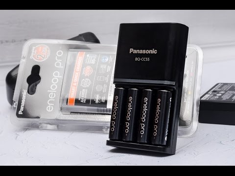 Зарядное устройство Panasonic BQ-CC55E Smart & Quick (4 AA Eneloop Pro BK-3HCDE 2550 mAh) (АА\ААА) - фото3