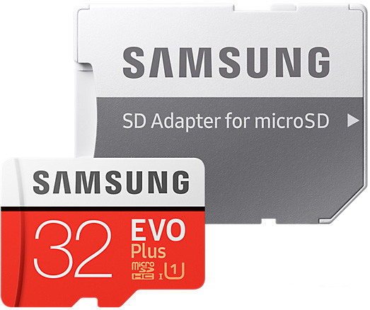 Карта памяти Samsung EVO Plus microSDHC 32GB R/W:95/20 MB/сек - фото2
