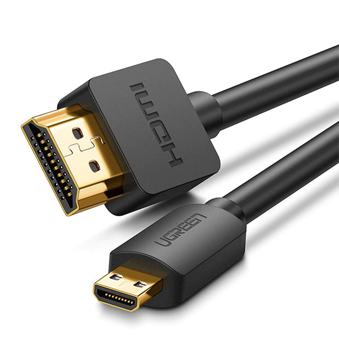 HDMI - Micro HDMI кабель Ugreen HD-127 4K/60Hz (1 метр) - фото