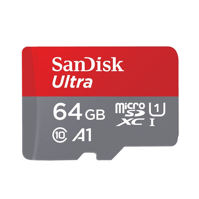Карта памяти SanDisk Micro SD 64 Гб Class 10 100MB/s UHS-I  ( без адаптера) - фото