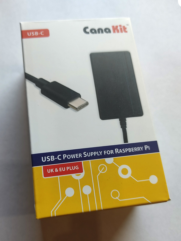 Сетевой адаптер питания CanaKit (5.1V 3.5A) Raspberry Pi 4 Power Supply (USB-C) - фото