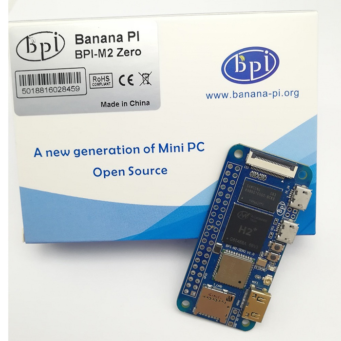 Banana PI M2 Zero, 500 МБ DDR3, AllWinner H2 Quad-core Cortex-A7 1 ГГц - фото