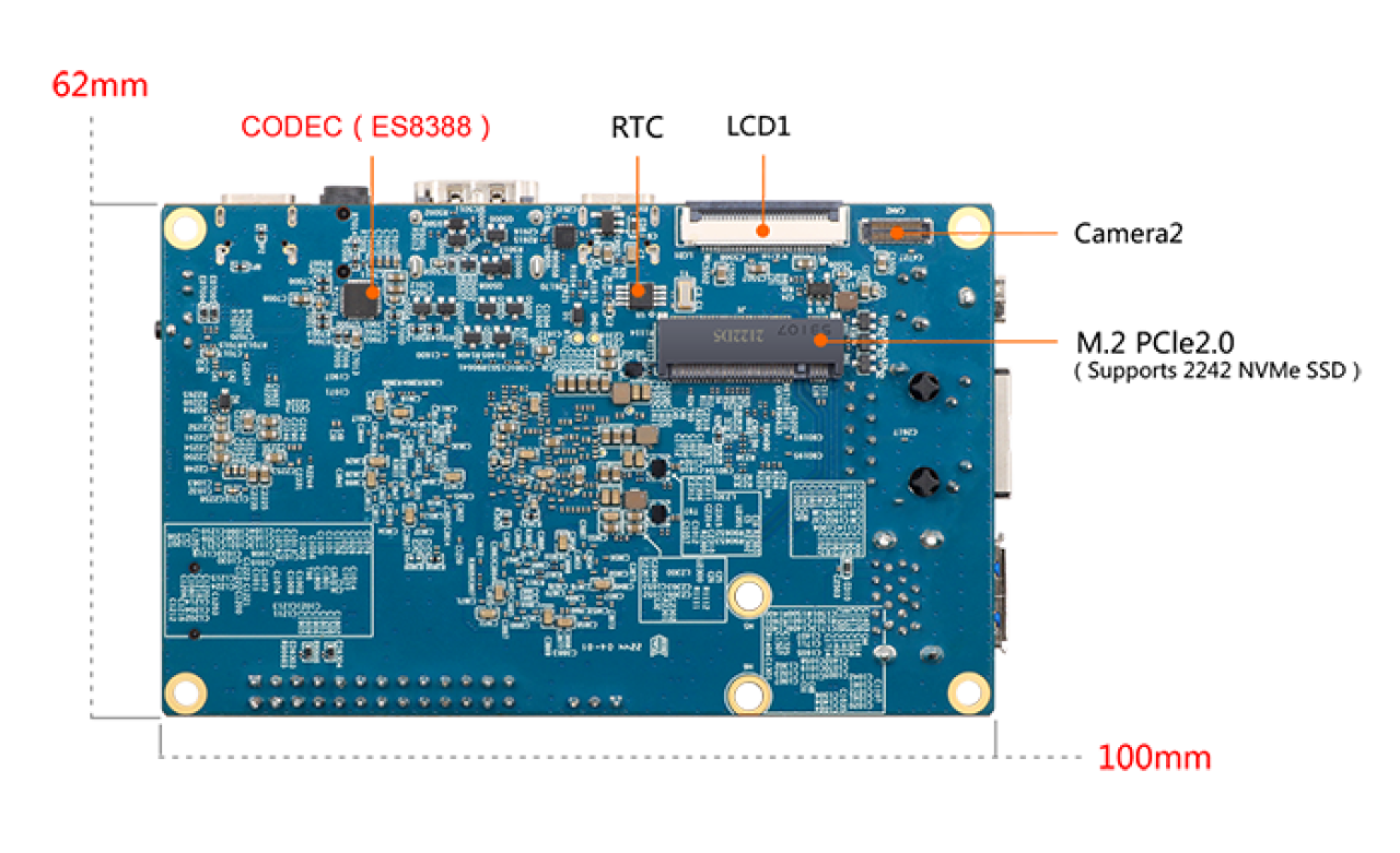 Набор Orange Pi 5 Rockchip RK3358S 8 core 8GB RAM + USB-C 5V4A - фото2