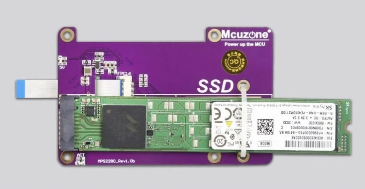 Модуль PCIe - M.2 NVMe Mcuzone MPS2280 HAT - фото4