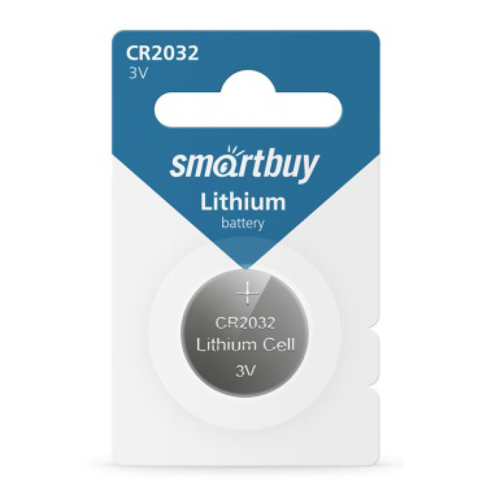 Литиевый элемент питания CR2032 (Smartbuy SBBL-2032-5B)