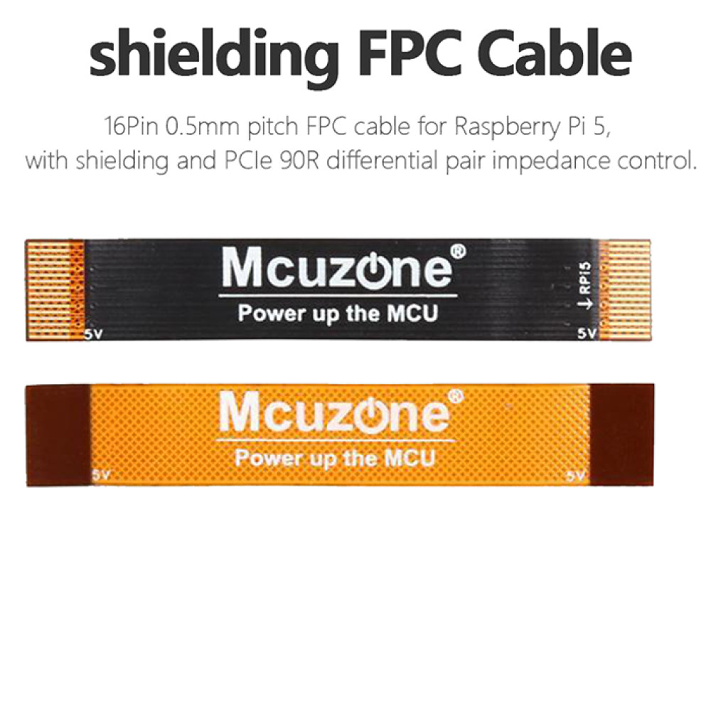 Шлейф FPC для подключения PCIE Shield 5см 90R For M.2 NVMe SSD