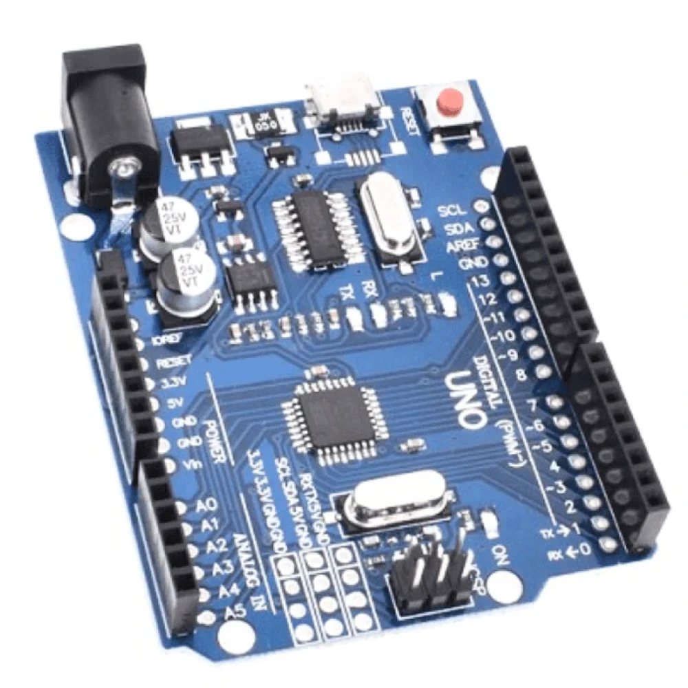 Контроллер Arduino UNO R3 CH340G ATmega328P (Micro USB) - фото4