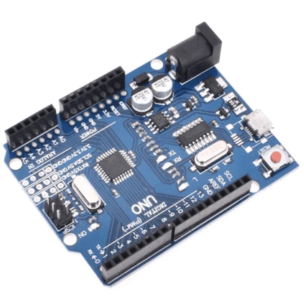 Контроллер Arduino UNO R3 CH340G ATmega328P (Micro USB) - фото3