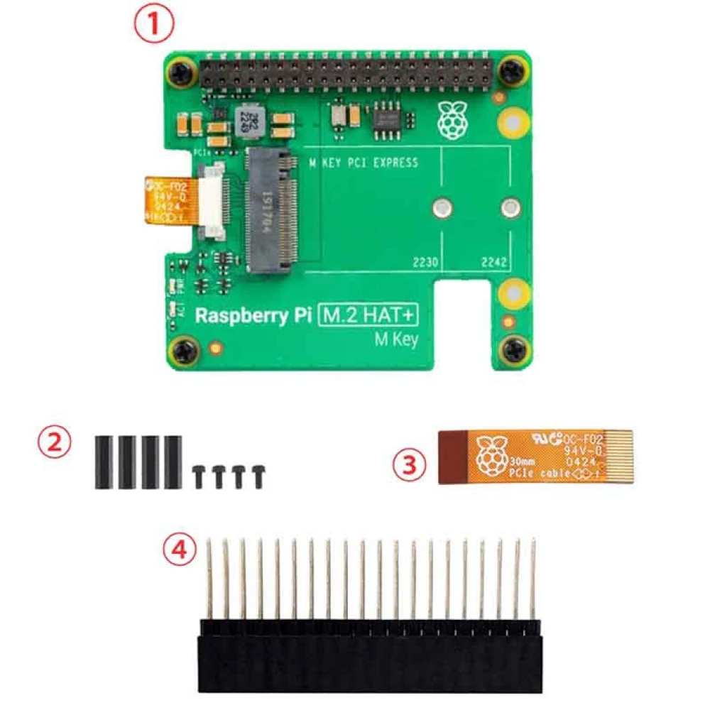 Модуль Raspberry Pi M.2 HAT+ - фото5