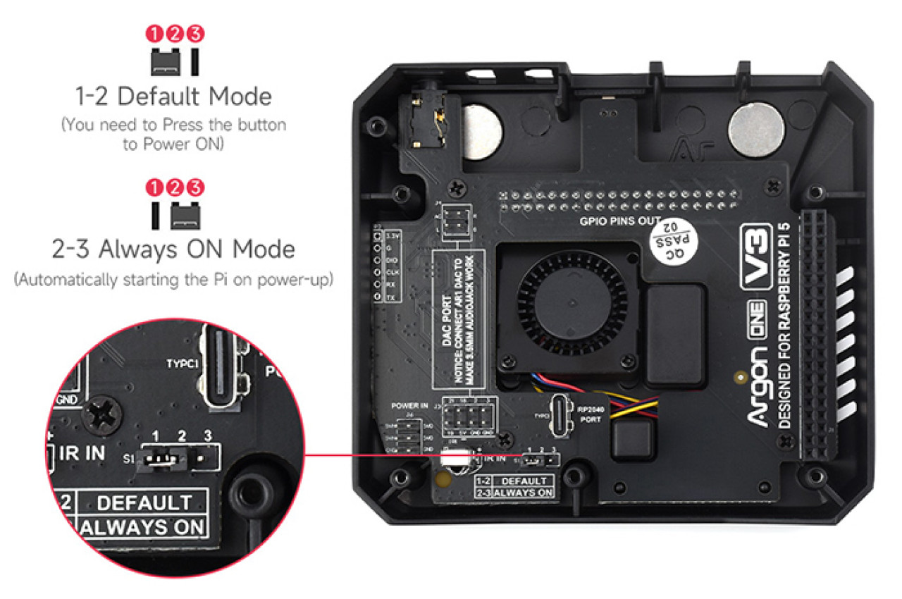 Корпус Argon ONE V3 M.2 NVME PCIE Case - фото9