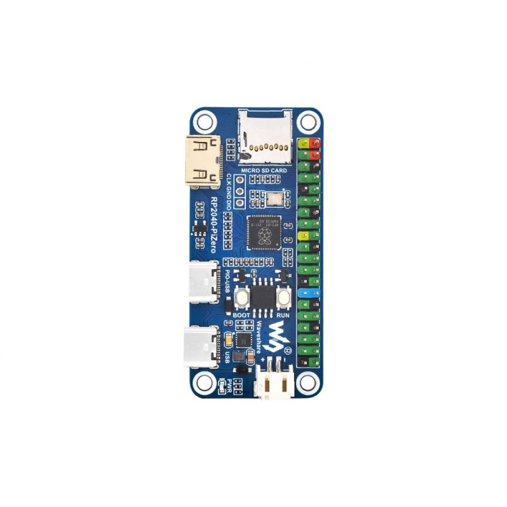 Плата Waveshare RP2040 PiZero 264KB SRAM, 16MB Flash - фото3