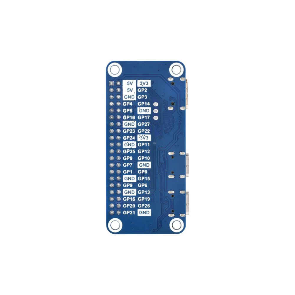 Плата Waveshare RP2040 PiZero 264KB SRAM, 16MB Flash - фото4