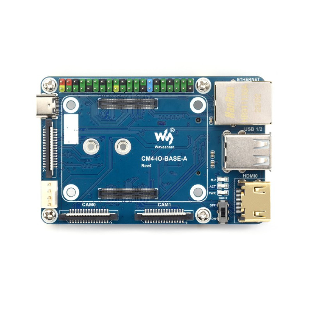 Raspberry Pi Compute Module 4 CM4-IO-BASE-A - фото3