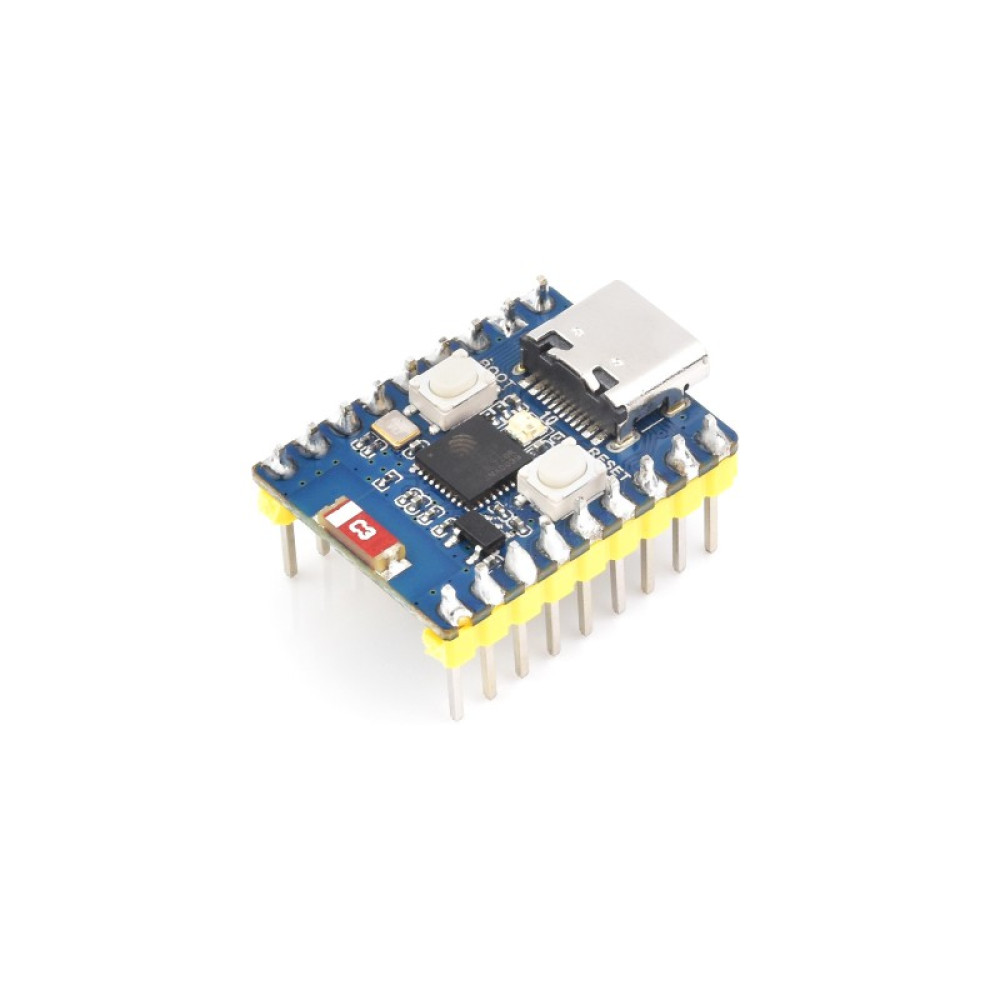 Микрокомпьютер ESP32-C3 Mini, ESP32-C3FH4 Single-core Processor 160MHz, 2.4GHz Wi-Fi & Bluetooth 5 - фото