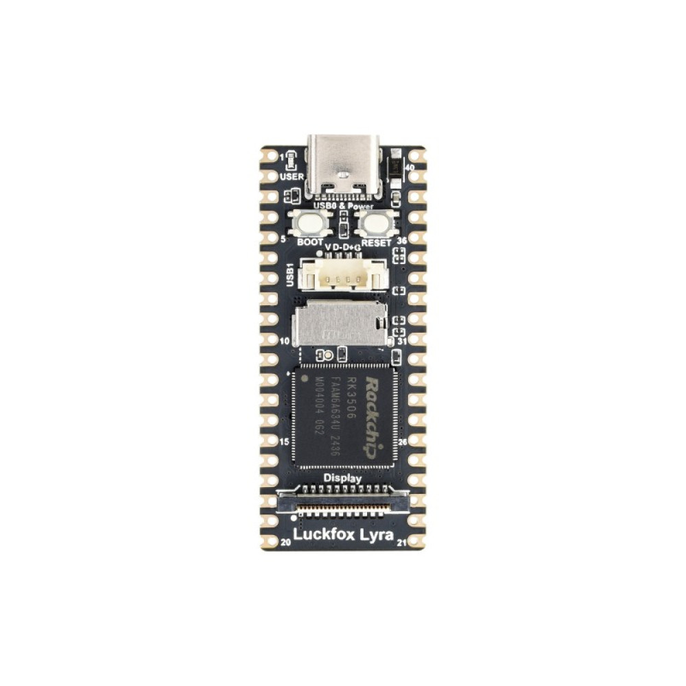 Микрокомпьютер Luckfox Lyra  RK3506G2, 128MB RAM, Tripe-core ARM Cortex-A7 and ARM Cortex-M0 Processors - фото4