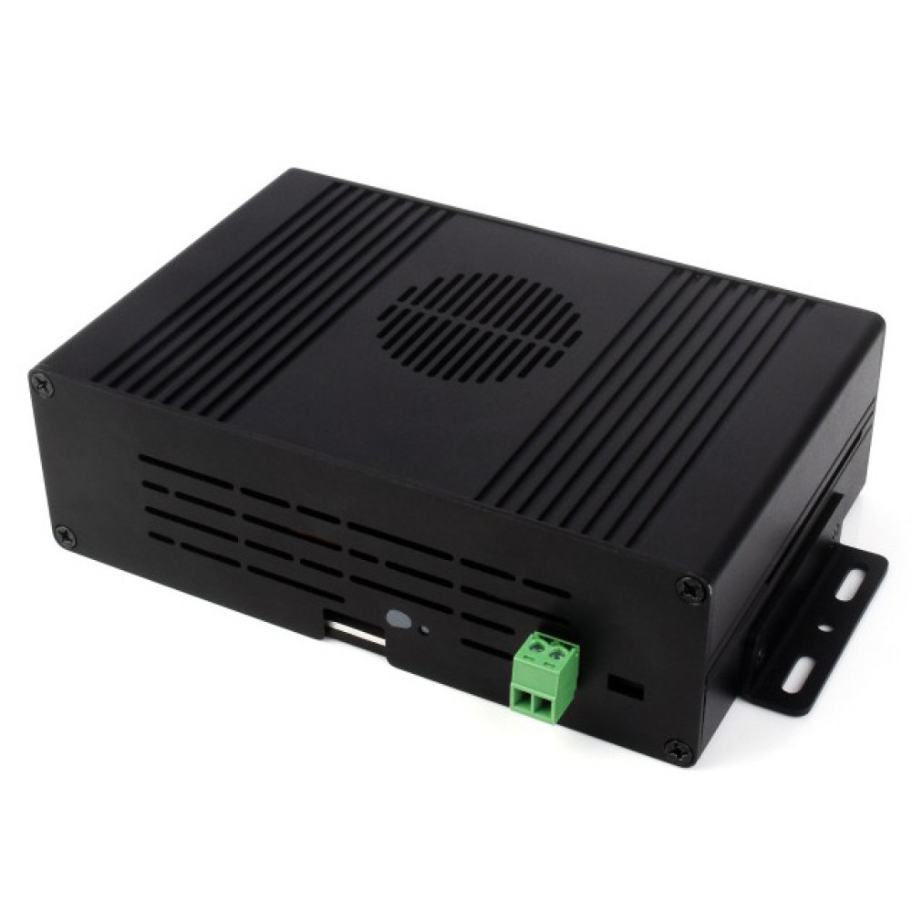 Пластиковый корпус оригинальный для Raspberry Pi 5 Model B с куллером (красно белый) - фото5