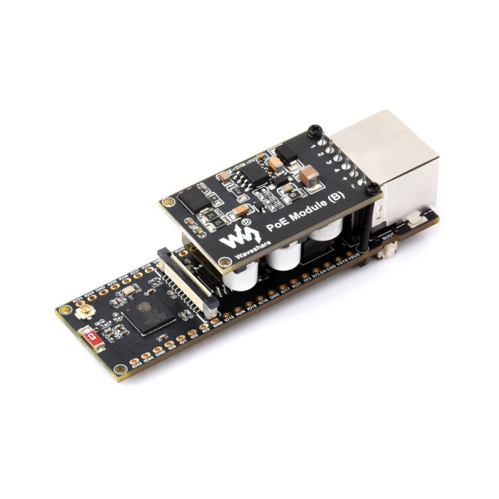 Микрокомпьютер ESP32-S3-ETH+POE Module (B), 240MHz, 512KB SRAM, 16MB Flash, Wi-Fi, Bluetooth 5 - фото3