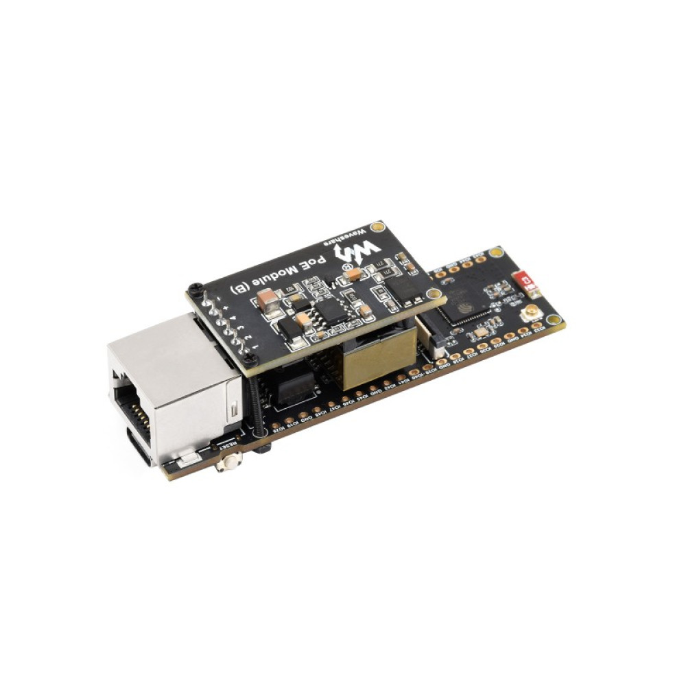 Микрокомпьютер ESP32-S3-ETH+POE Module (B), 240MHz, 512KB SRAM, 16MB Flash, Wi-Fi, Bluetooth 5 - фото
