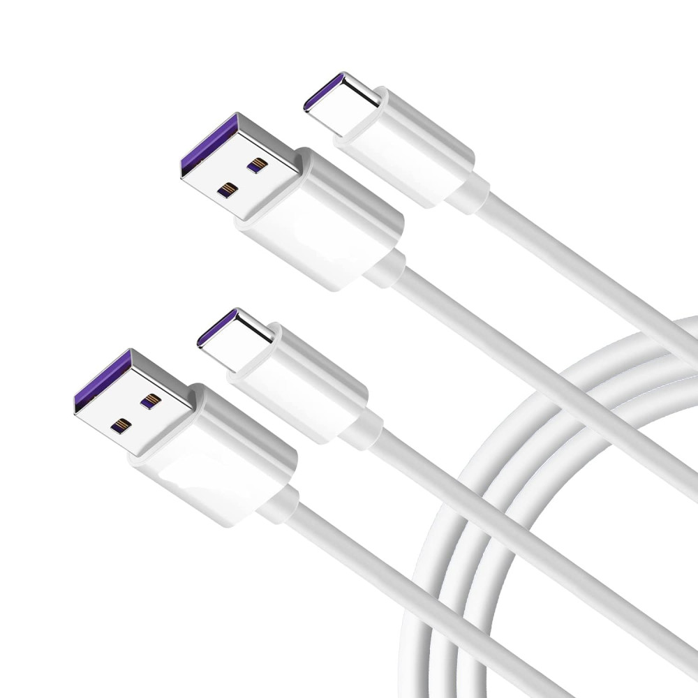 USB - USB-C кабель Tafiq, 50см, белый, Quick Charge 5A - фото