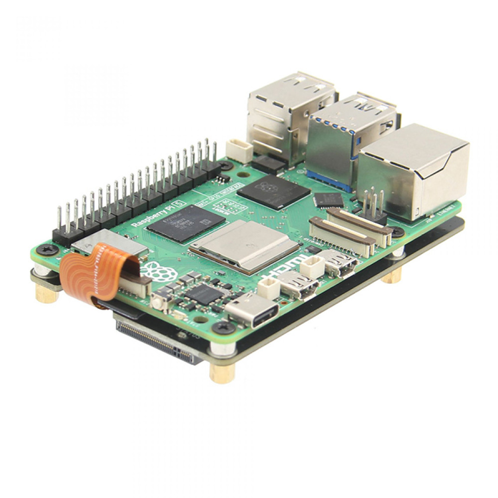 Плата расширения X1002 V1.1  Geekworm для Raspberry Pi 5 PCIe - M.2 NVMe SSD адаптер (2230/2242/2280) - фото4