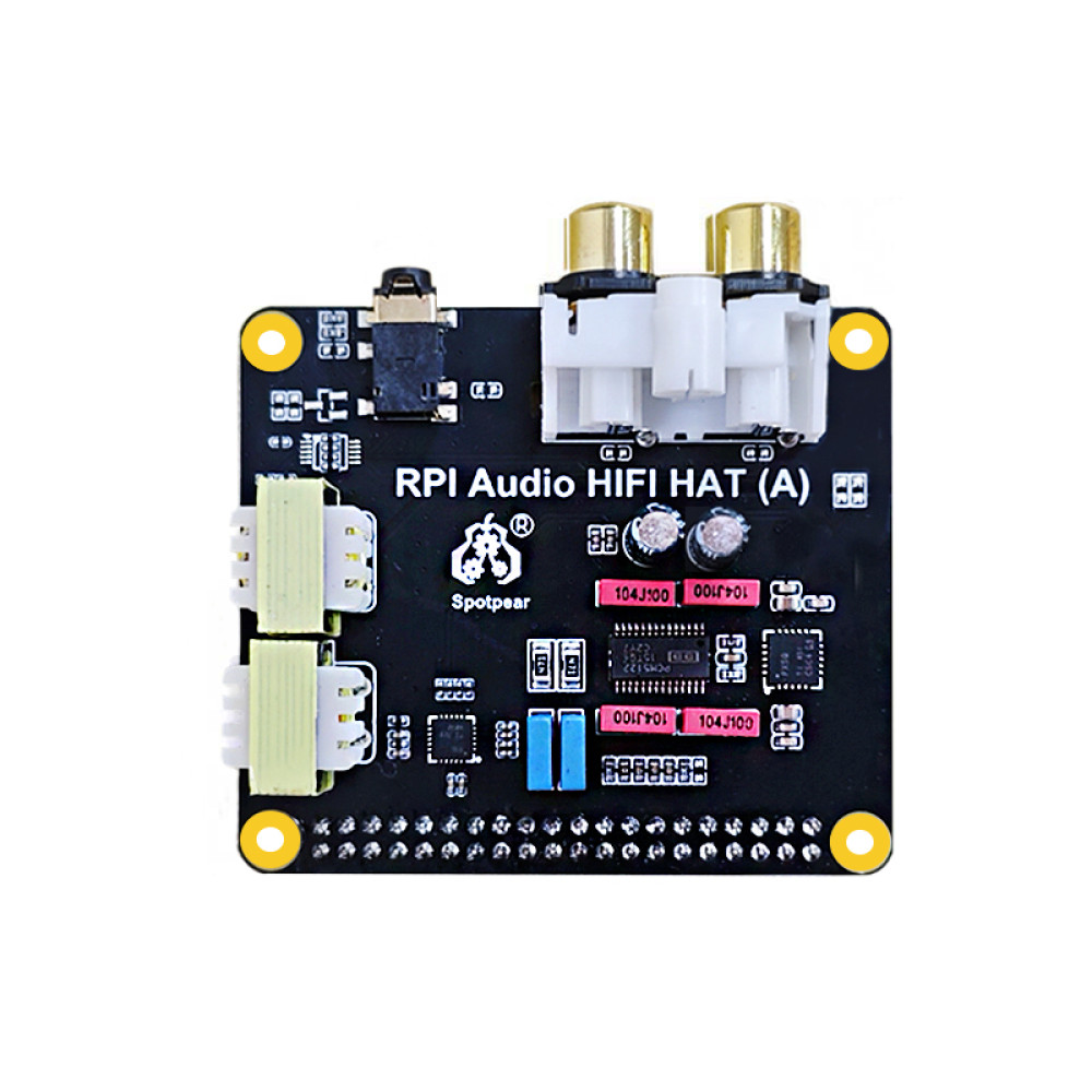 Аудиоинтерфейс Raspberry Pi PCM5122 I2S Audio Card DAC (Цифро-аналоговый преобразователь) - фото