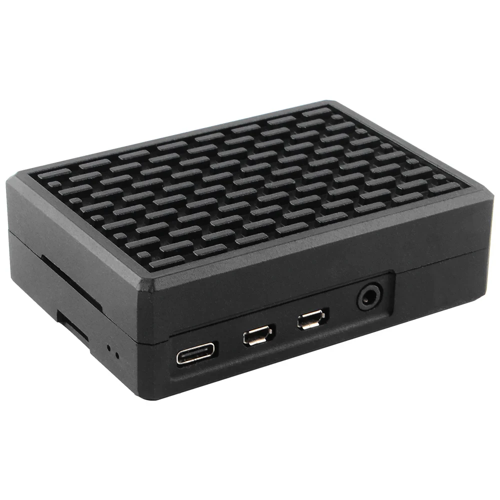 Алюминиевый корпус-радиатор для Raspberry pi 4 p4-srz008v (черный, без куллеров) - фото6