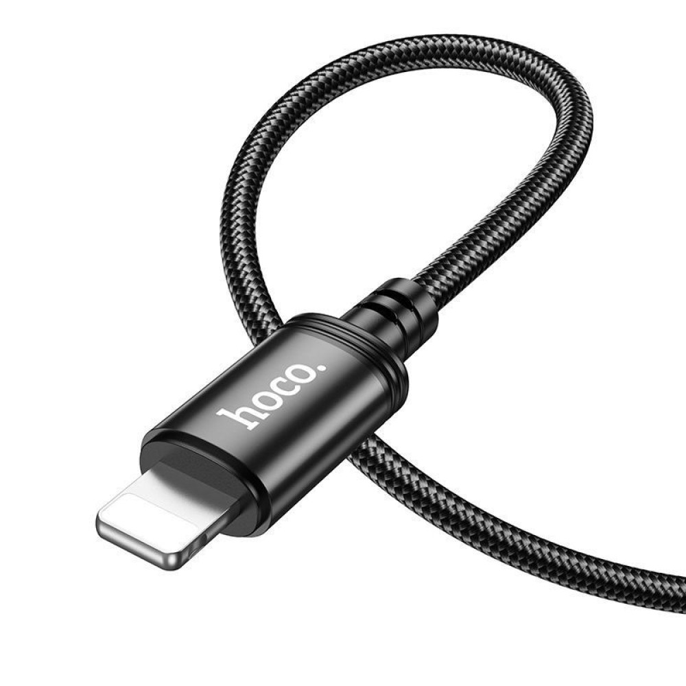 Дата-кабель Hoco X89 Type-C to Lightning (PD20W, нейлон, 1 м, черный.) - фото4