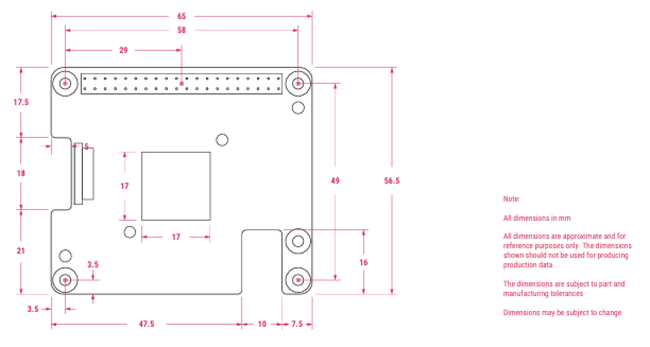 Модуль Raspberry Pi 5 AI HAT+ (13Tops), Hailo AI Acceleration Module - фото2