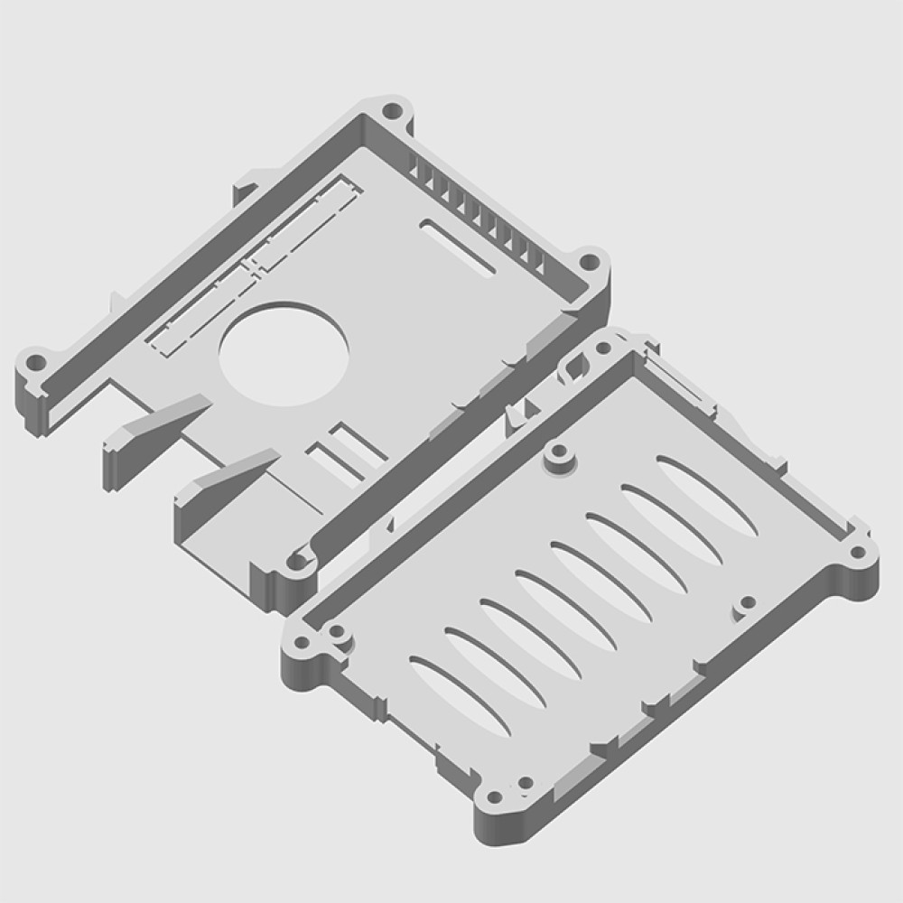 Пластиковый корпус на Din руйку (Din rail) для Raspberry Pi 5 Model  - фото4
