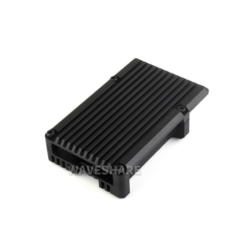 Алюминиевый корпус - радиатор для Raspberry pi 5 (черный, с куллером) - фото6