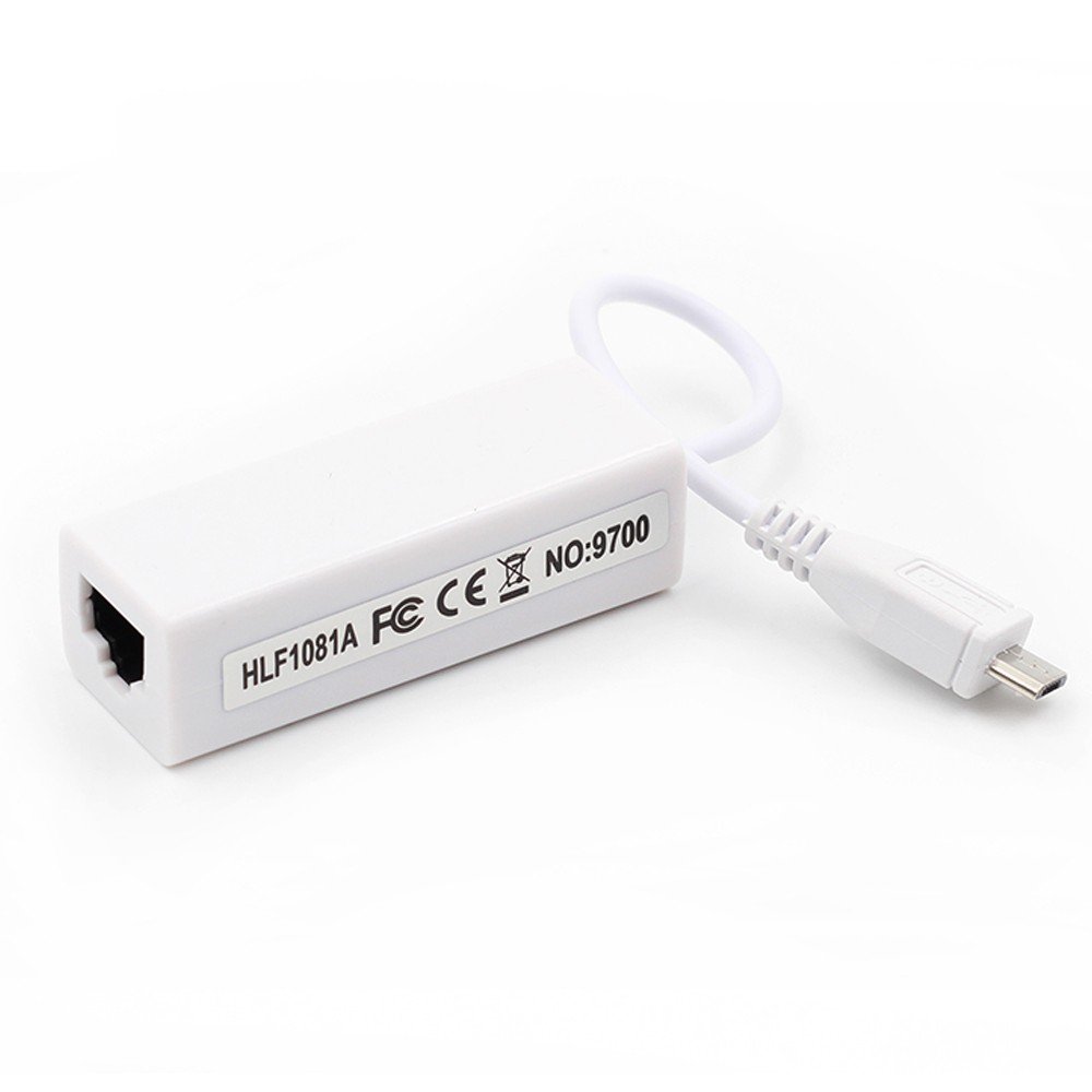 MicroUSB - Ethernet адаптер USB 2.0 к RJ45 LAN RD9700 (HLF1081A) - фото4