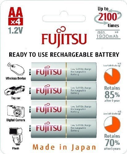 Аккумулятор АА Fujitsu (Eneloop) 1900mAh - фото