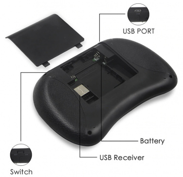 Беспроводная Bluetooth 2.4GHz клавиатура i8+ 2 аккумулятора AAA Fujitsu Eneloop 800mAh- фото3