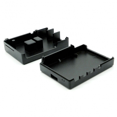 Алюминиевый корпус-радиатор для Raspberry pi 4 (черный)- фото2