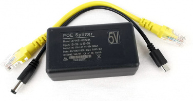 Активный POE Splitter 44-57V - 5v 4A USB-C 10\100\1000M (LS-POE-0522MK)- фото3