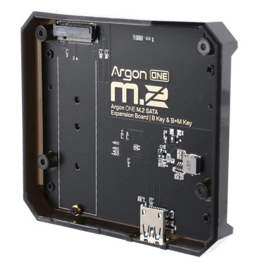 Корпус Argon ONE Pi 4 M.2 SATA SSD (with Key-B and Key B&M) для Raspberry pi 4- фото3