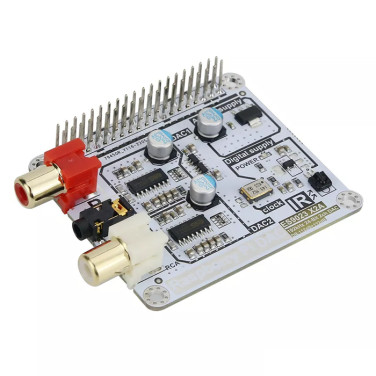 Аудиоинтерфейс Volumio moode Raspberry Pi HIFI DAC Dual Decoding, I2S (Цифро-аналоговый преобразователь)- фото4