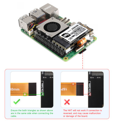 Модуль для Raspberry Pi 5 PCIe - M.2 SSD адаптер с кулером, NVMe (2230/2242/2260/2280)- фото8