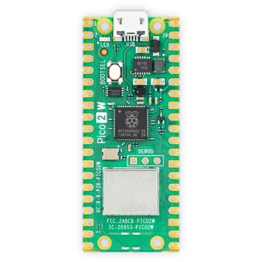 Плата Raspberry Pi Pico 2W RP2350 ARM Cortex-M33 And RISC-V Hazard 3 Wi-Fi 4 Bluetooth 5.2 (with Headers) - фото2