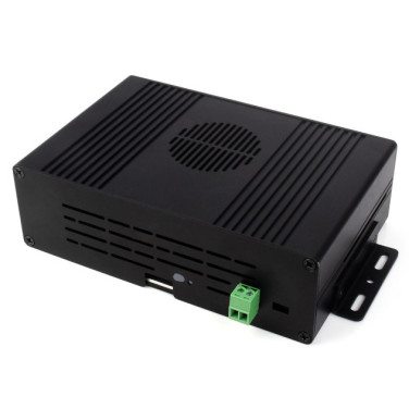 Пластиковый корпус оригинальный для Raspberry Pi 5 Model B с куллером (красно белый)- фото5