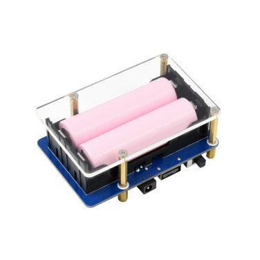 Источник бесперебойного питания UPS HAT (B) для Raspberry Pi 5В 5А, разъем Pogo Pins- фото2
