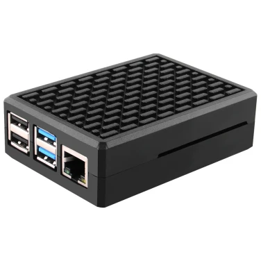 Алюминиевый корпус-радиатор для Raspberry pi 4 p4-srz008v (черный, без куллеров)- фото7