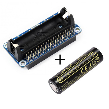 Модуль питания Li-ion Battery HAT +  LiitoKala 14500 Li-ion battery 800 мАч- фото