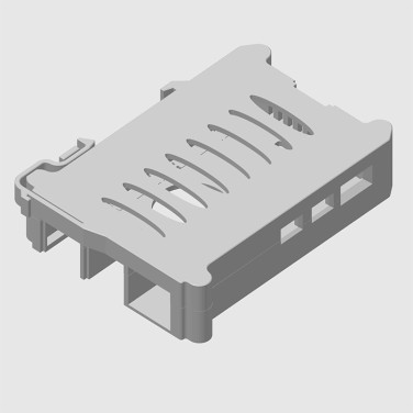 Пластиковый корпус на Din руйку (Din rail) для Raspberry Pi 5 Model - фото2
