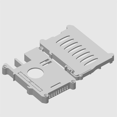 Пластиковый корпус на Din руйку (Din rail) для Raspberry Pi 5 Model - фото3